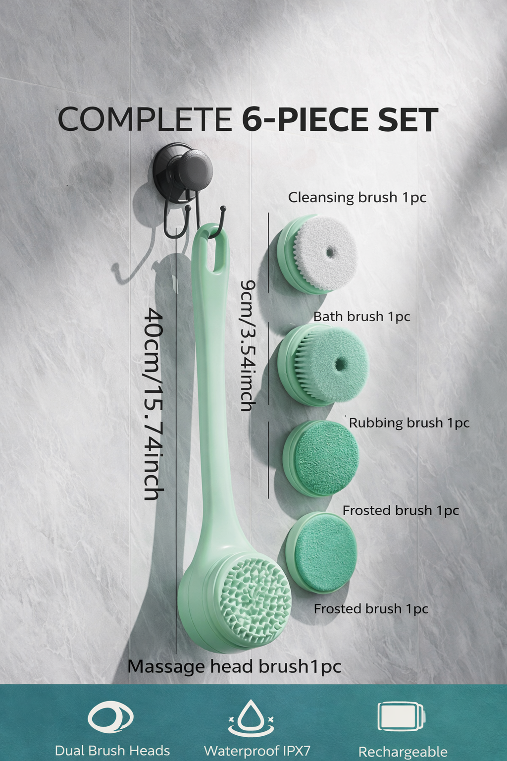 Women's Automatic Bath Brush