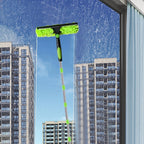 Telescopic Extendable Window Cleaner with 4.5m Reach, Glass Cleaning Squeegee Tool