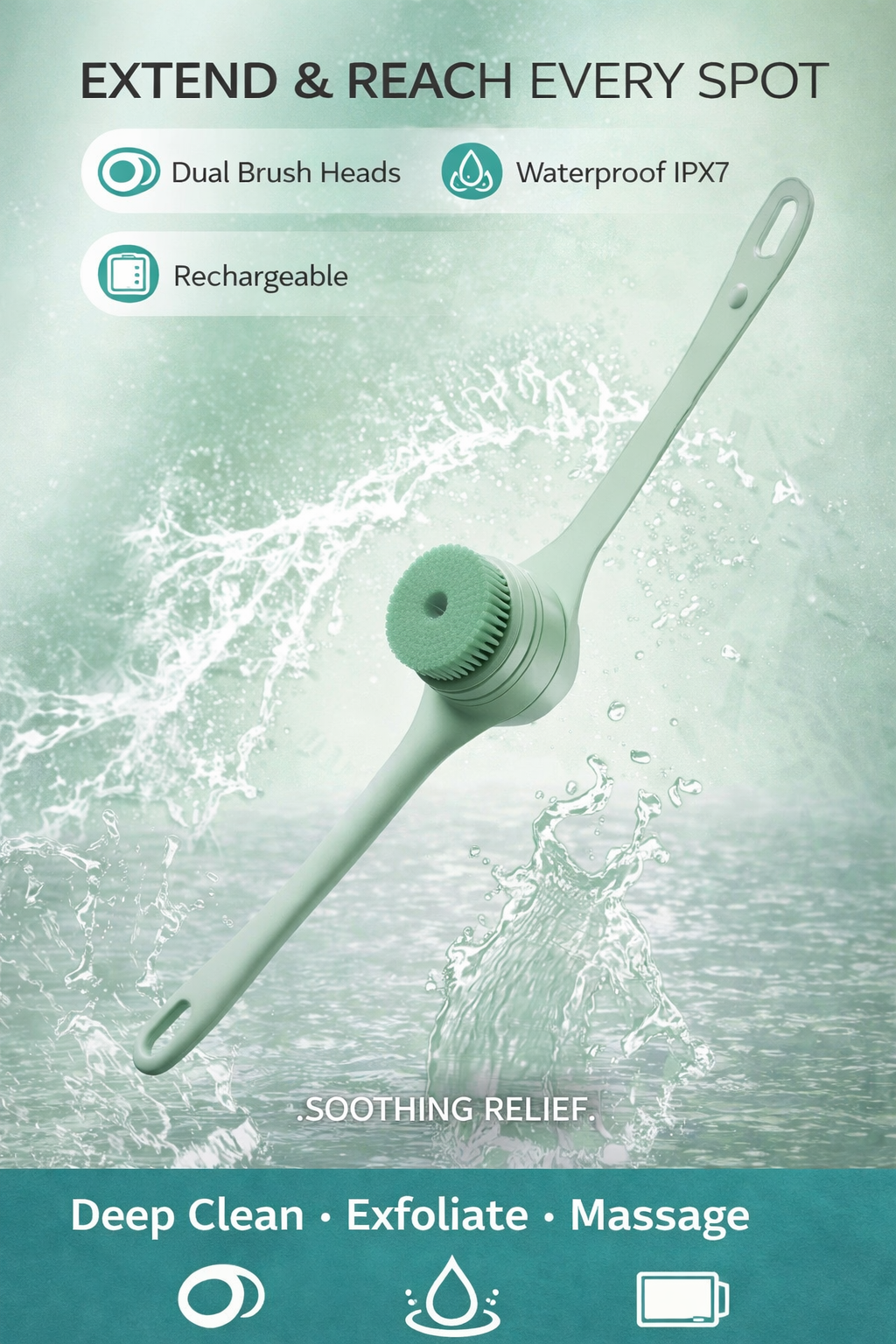 Women's Automatic Bath Brush