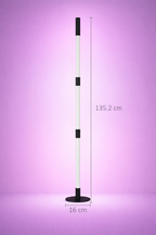LED Floor Lamp with Reading Light, 360° RGB Corner Lamp with App & Remote Control for Living Room or Gaming Space