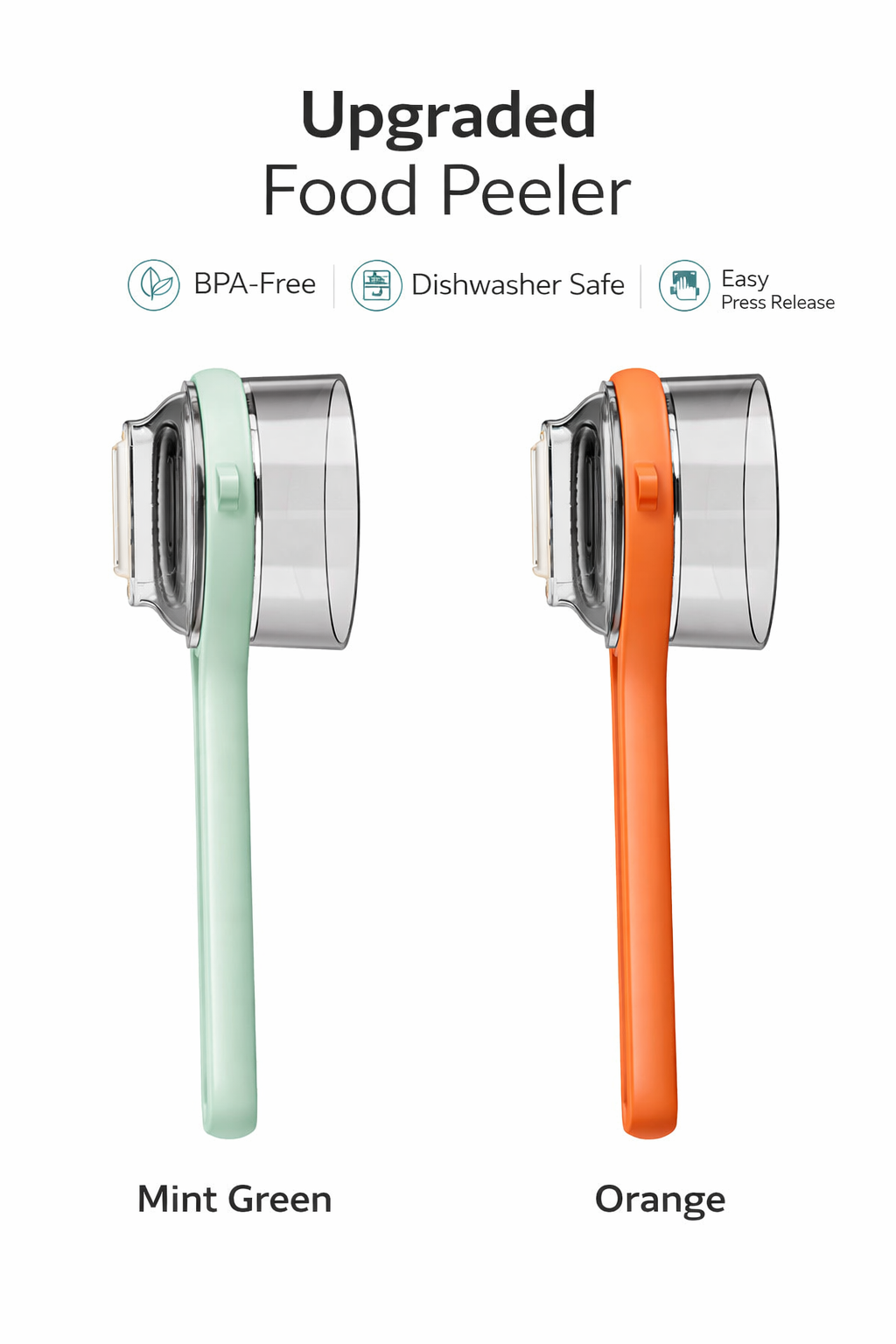 Multi-Functional Storage Peeler with Built-in Waste Bucket