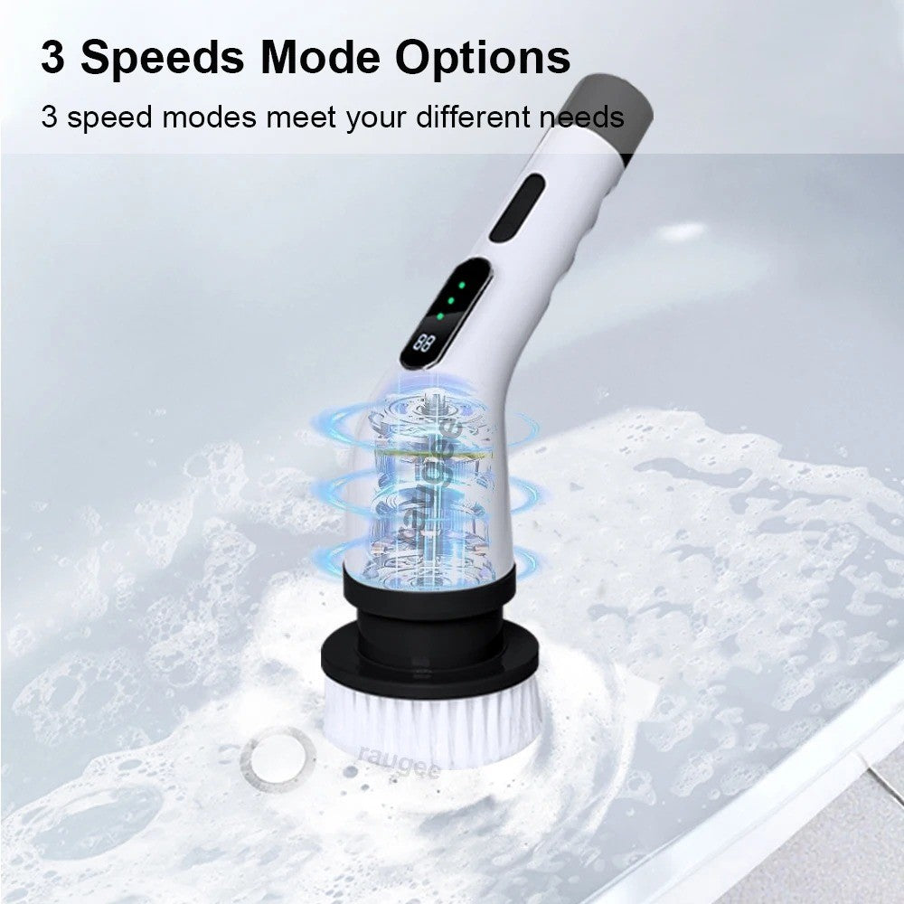Cordless Electric Spin Scrubber Cleaning Brush for Bathroom and Kitchen Use